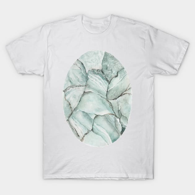 Aquamarine Stone T-Shirt by ShealeenLouise